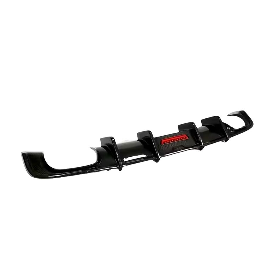 B9 A4/S4 Carbon Fiber Rear Diffuser