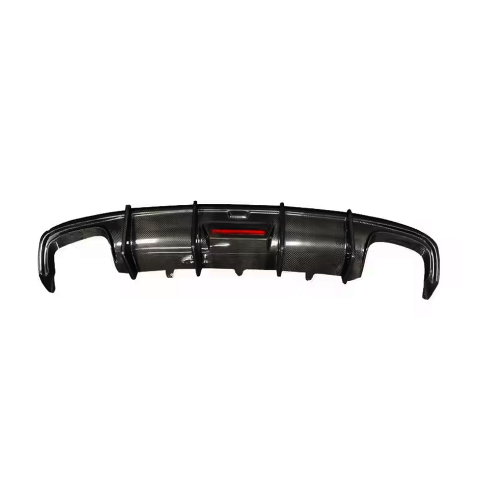 C7 A6/S6 Carbon Fiber Rear Diffuser