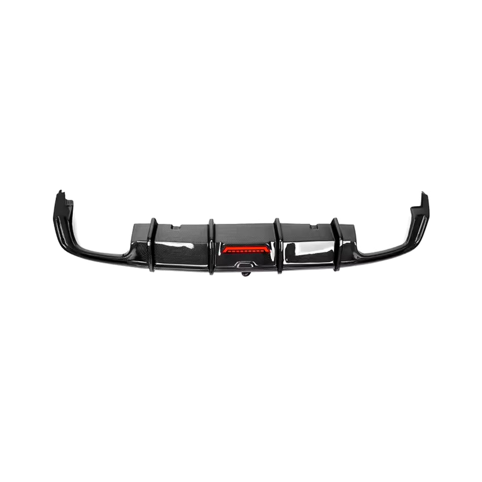 C8 A6/S6 Carbon Fiber Rear Diffuser