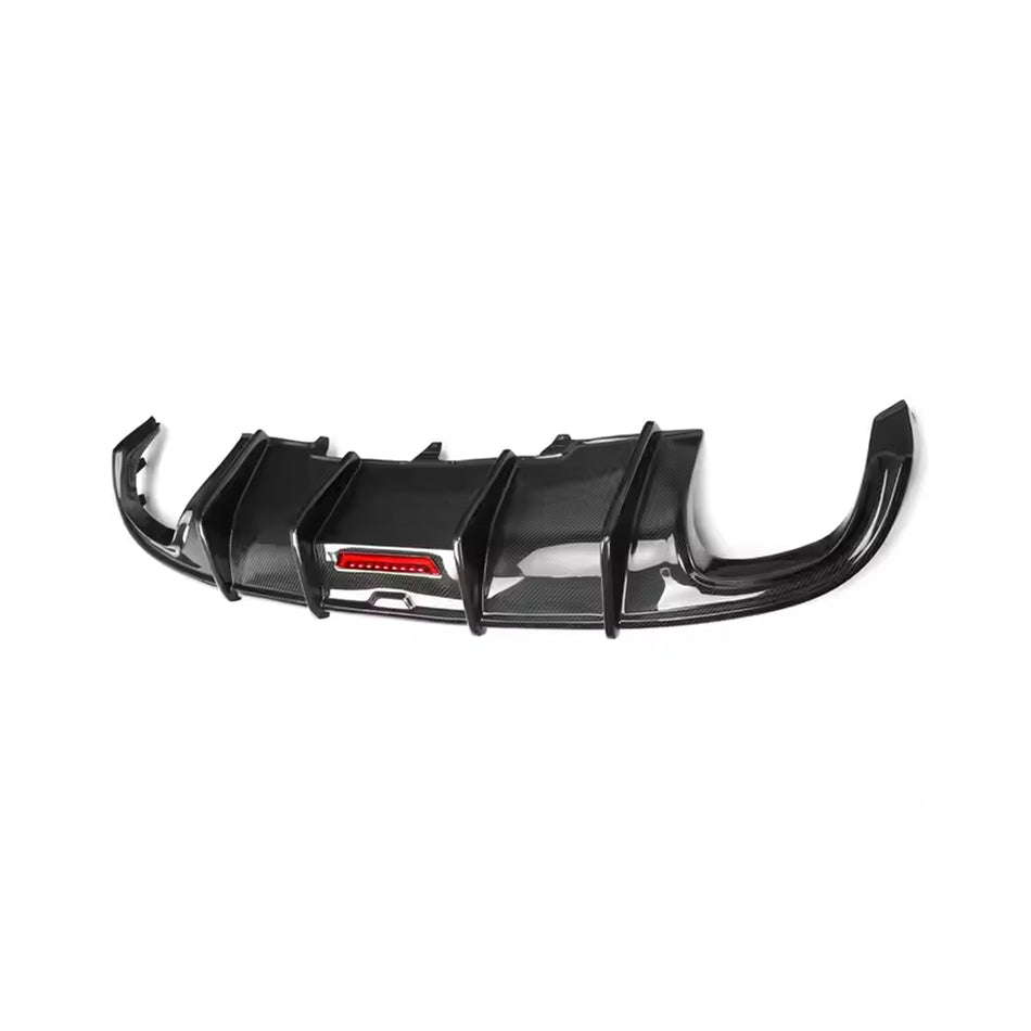 B8 A4/S4 Carbon Fiber Rear Diffuser